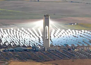 large scale solar power tower