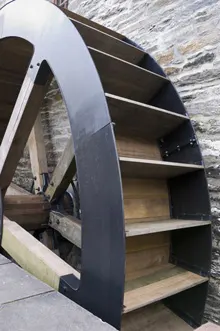 hydro energy sources - waterwheel